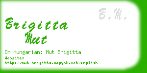 brigitta mut business card